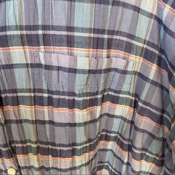 Madewell Oakbrook Plaid Trapeze Button Down‎ Shirt - Picture 11 of 16